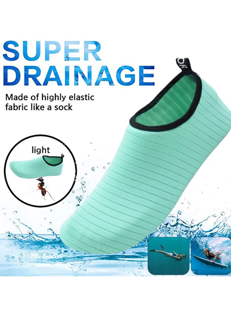 TAPIT Water Shoes Womens Mens Beach Shoes Quick-Dry Barefoot Aqua Shoes Socks Snorkeling Shoes Water Socks for Outdoor Beach Swim Surf Walking Yoga (B)  - Image 3
