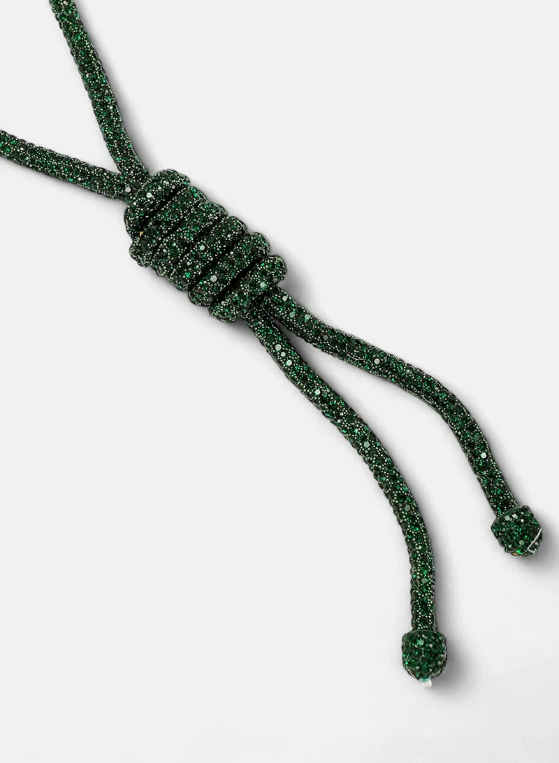 Sohi  Jingle Sautoir Stones Studded Artificial Necklace Jewellery  | Best Price UAE