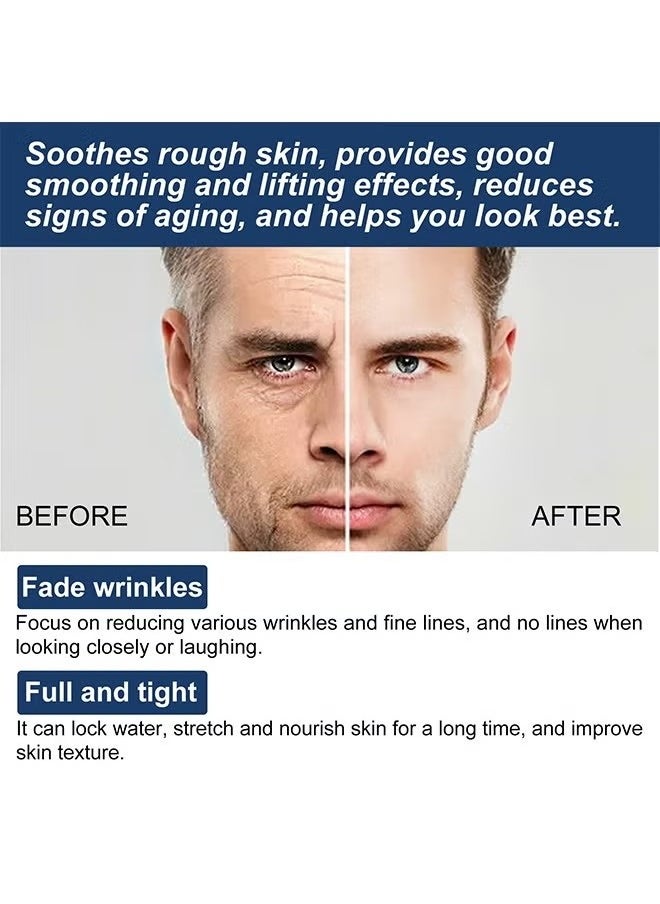 East Moon - Men'S Face Cream, Men's Moisturizer Anti-Aging Face Cream for Men, Lifting and Firming Naturally Collagen & Hyaluronic Acid - Day & Night Anti Wrinkle Control Oil Face Cream Lotion 50ml - Image 1