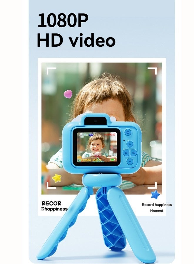 Beauenty Kids Camera, Toy camera, Kids Video Camera with Flip-up Lens, Girls Toys, 1080P HD Digital Camera for Selfie & Video, Christmas Birthday Gift Ideas for 3 4 5 6 7 8 9 10 11 12 Year Old Kid. - Image 4