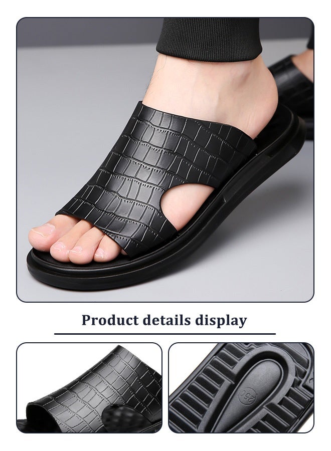 Men's Crocodile Leather Slippers  - Image 5