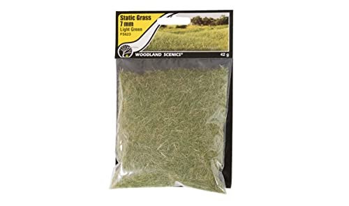 Woodland Scenics Woodland Scenic Static Grass 7mm-Light Green -FS623 - Image 1