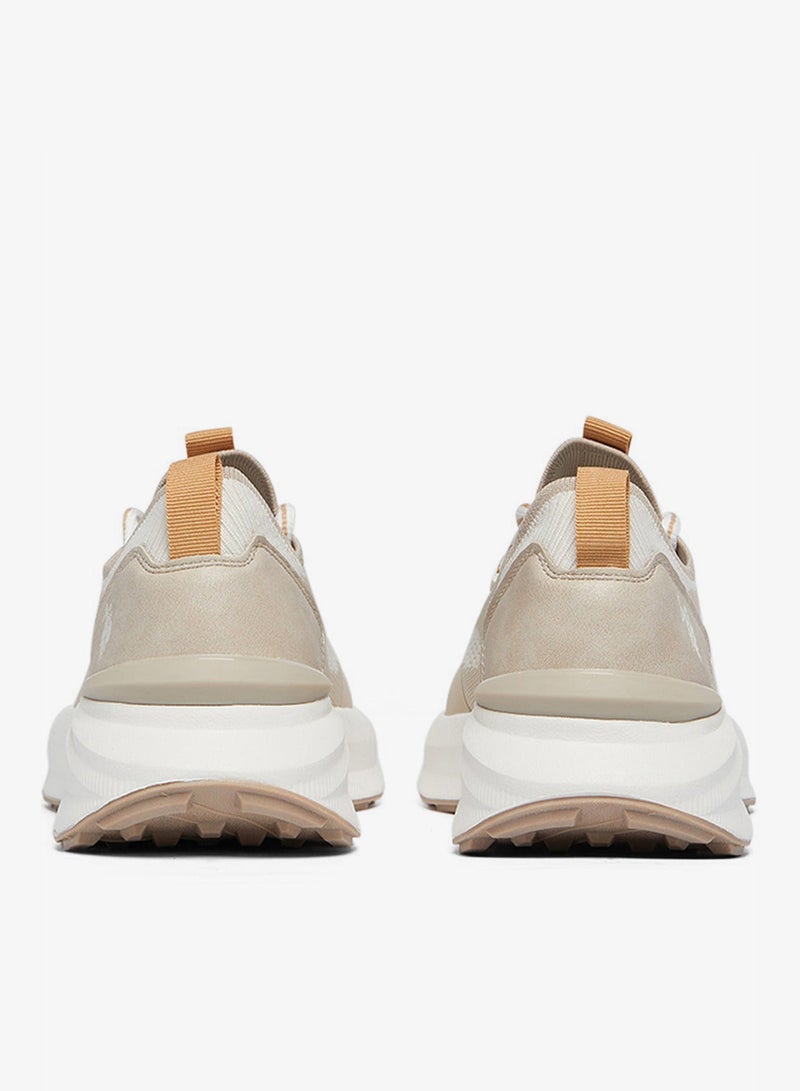 U.S. Polo Assn. Women's Beige Low-Top Ultra-Light Shoe Shoes - Your All-Day Friend Who Really Cares for Your Feet, from Morning Jogs to Late-Night Strolls! - Image 5