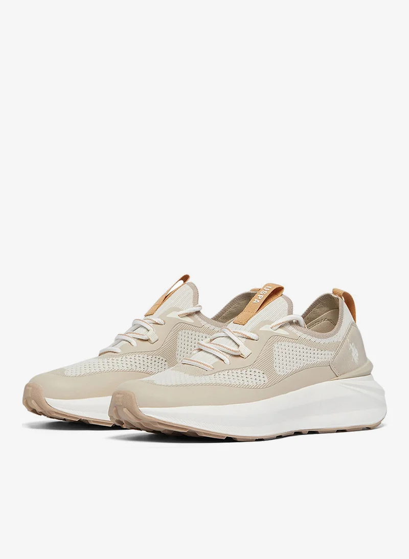 U.S. Polo Assn. Beige Women's Beige Low-Top Ultra-Light Shoe Shoes - Your All-Day Friend Who Really Cares for Your Feet, from Morning Jogs to Late-Night Strolls! for Women | Best Price UAE