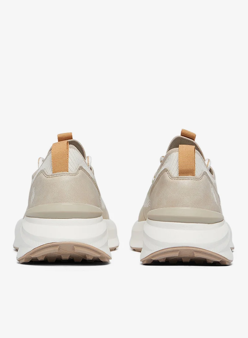 U.S. Polo Assn. Beige Women's Beige Low-Top Ultra-Light Shoe Shoes - Your All-Day Friend Who Really Cares for Your Feet, from Morning Jogs to Late-Night Strolls! for Women | Best Price UAE