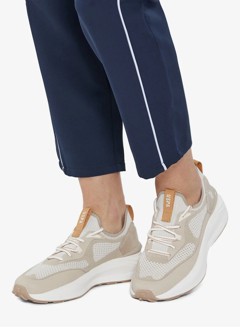 U.S. Polo Assn. Beige Women's Beige Low-Top Ultra-Light Shoe Shoes - Your All-Day Friend Who Really Cares for Your Feet, from Morning Jogs to Late-Night Strolls! for Women | Best Price UAE