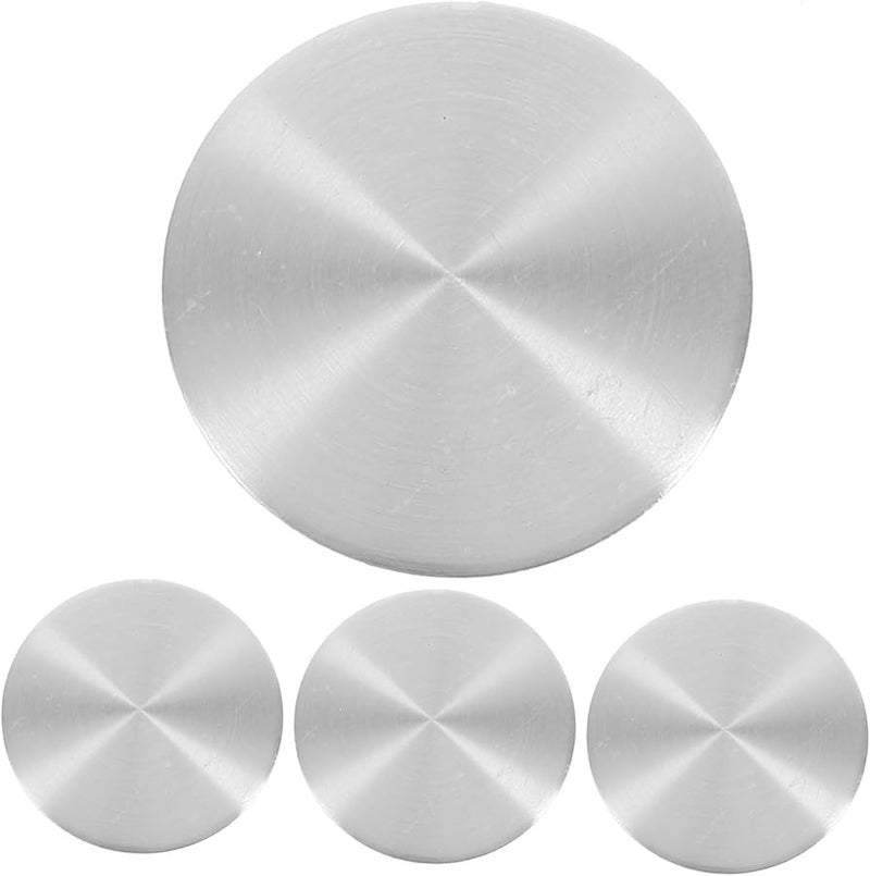 فضة 4 قطع أغطية مركز عجلات محترفة لمركبات، أغطية إكسسوارات السيارات - Image 2