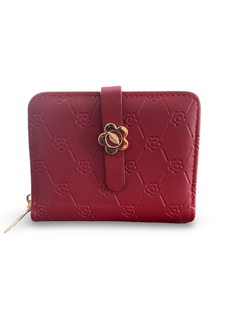 Stylish and functional wallet WA-16-MAROON