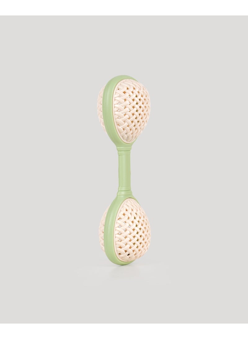Let's Be Child Lc Duo Wicker Rattle Green  - Image 2