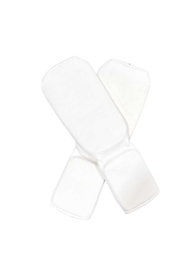 TATSU INSTEP SHIN GUARD WHITE SMALL - Image 1