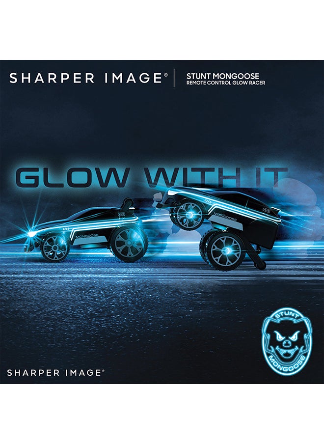 Sharper Image - جهاز التحكم عن بعد Sharper Image Stunt Mongoose LED مع توهج كامل للجسم وأوضاع قيادة متعددة - Image 1