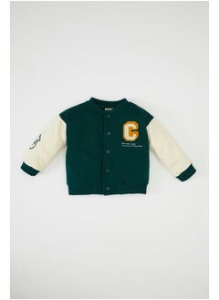 DeFacto Babyboy Knitted Regular Fit Bomber Long Sleeve Cardigan  - Image 3