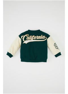 DeFacto Babyboy Knitted Regular Fit Bomber Long Sleeve Cardigan  - Image 5