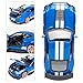 FLYKIRIN Toy Cars 132 Scale Ford GT Diecast Cars Light Sound Pull Back Function GT500Blue - Image 4
