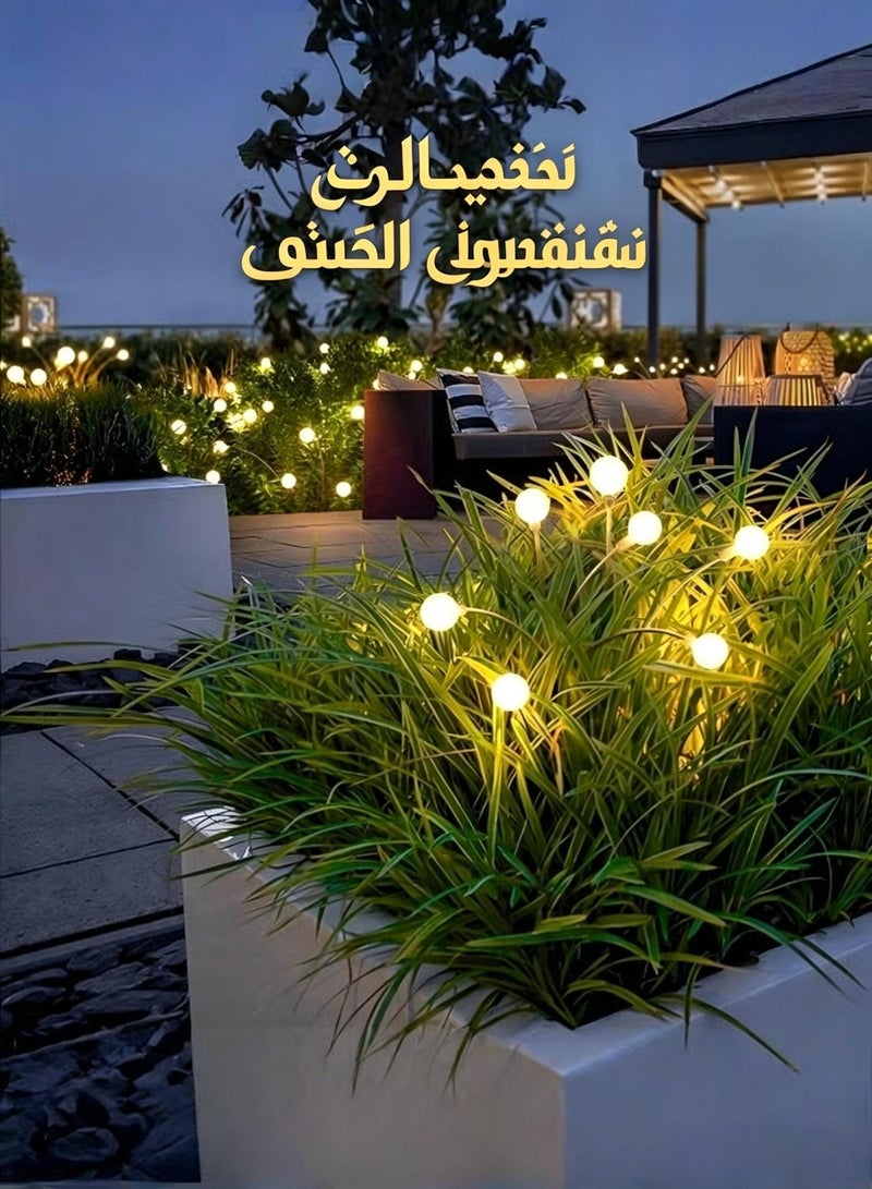 أضواء اليراعات الشمسية | إضاءة زينة خارجية مقاومة للماء لرمضان والحديقة - Image 1