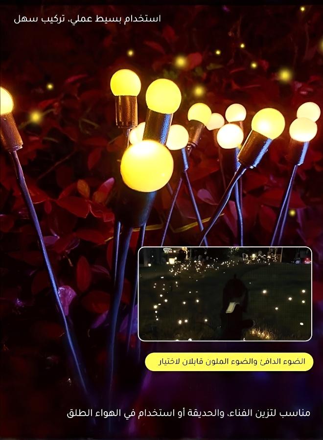 أضواء اليراعات الشمسية | إضاءة زينة خارجية مقاومة للماء لرمضان والحديقة - Image 2