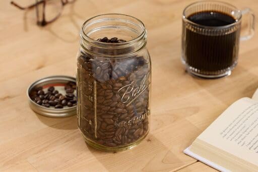 Ball Mason Jar-32 oz. Clear Glass Wide Mouth - Set of 3 - Image 4