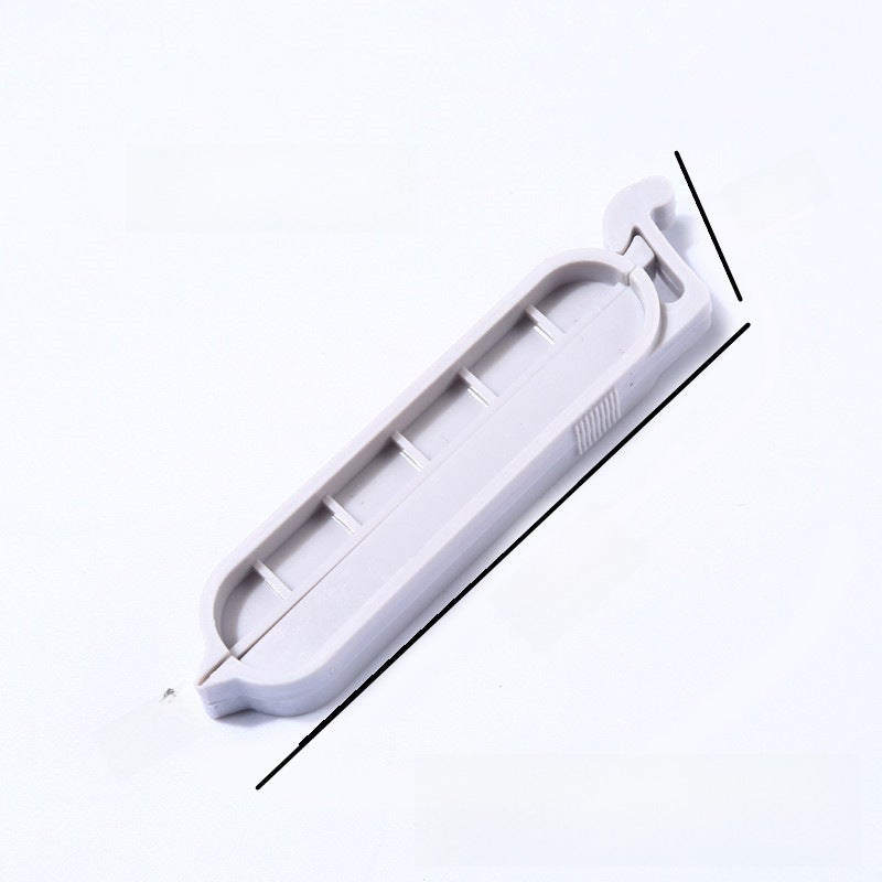 Kitchen Freshness Seal Clips for Snacks and Tea Grey Short 8cm 