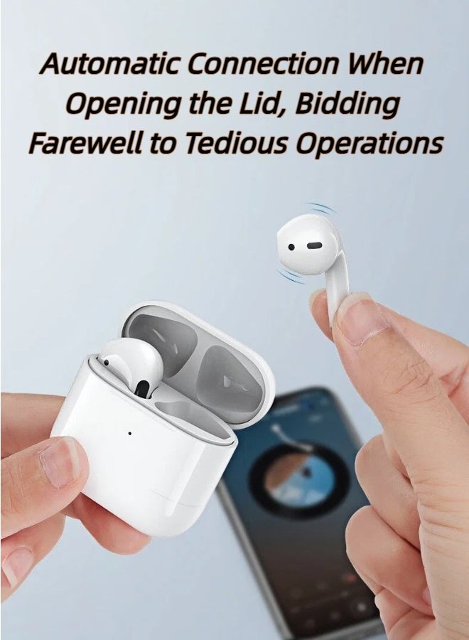 REMAX TWS-10i True Wireless Earbuds, Stereo Music, Call, Gaming Headset, Bluetooth 5.0, Comfortable Fit, Long Battery Life, Fast Charging, Compact and Portable, With Android/iPhone/iOS Devices, White - Image 5