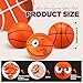 Arrowbash 12 Pcs Mini Face Basketball Stress Balls for Boys Girls 25 Small Fidget Toys Squeeze Foam Balls for Stress and Anxiety Relief Valentines Exchange Gift Party Favors Birthday Decoration - Image 4