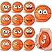 Arrowbash 12 Pcs Mini Face Basketball Stress Balls for Boys Girls 25 Small Fidget Toys Squeeze Foam Balls for Stress and Anxiety Relief Valentines Exchange Gift Party Favors Birthday Decoration - Image 2
