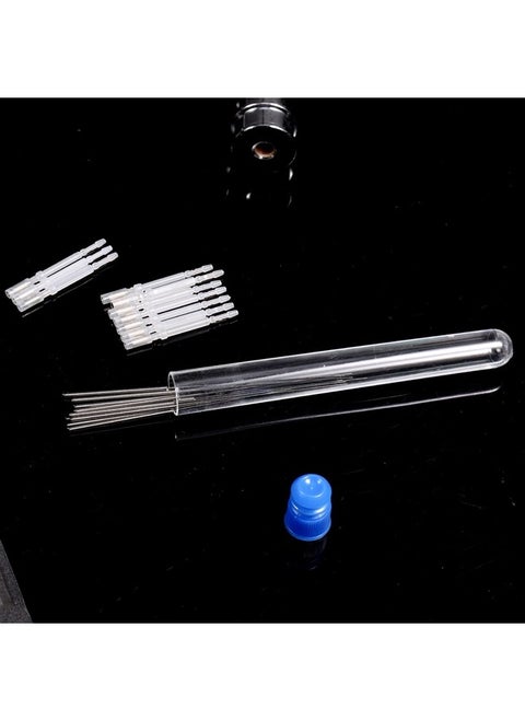 10pcs Bl Touch Probe Pin Replacement, Smart Automatic Bed Leveling Sensor Probe Tips Replacement with 10pcs 3D Printer Nozzle Cleaning Needles Suitable for Bltouch, CR Touch