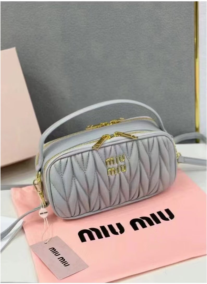 Miu Miu Matelassè Nappa Leather Shoulder Bag  - Image 1