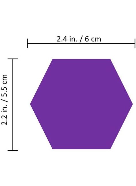 Exquiss Exquiss 1200 Pieces Tissue Paper Hexagon Shape 24 x 22 Inch 12 Colors for Art Paper Craft Hexagon Collage Hexagon Bee Hive Scrunch Kids DIY Craft Tracing Scrapbooking Embellishments Mural Rainbow  - Image 2