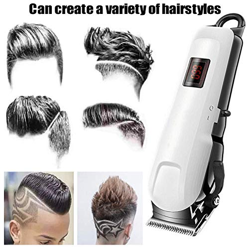 Concepta Hair Trimmer for Men Hair Cutting – Rechargeable Beard Trimmer for Man – Waterproof Shaver with USB Charging & 4 Combs for Hairs, Beard And Moustaches - Cordless Hair Trimmer - Image 5