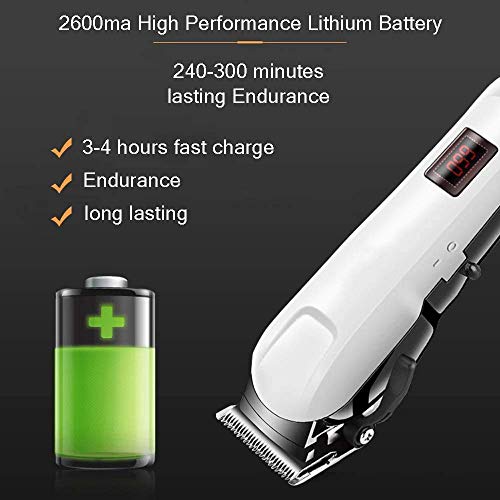 Concepta Hair Trimmer for Men Hair Cutting – Rechargeable Beard Trimmer for Man – Waterproof Shaver with USB Charging & 4 Combs for Hairs, Beard And Moustaches - Cordless Hair Trimmer - Image 4