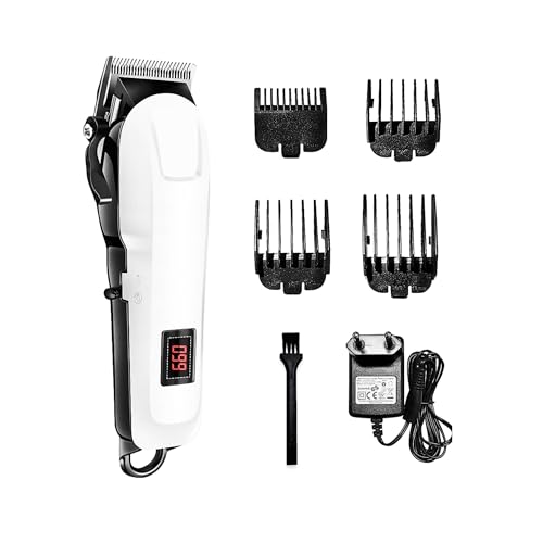 Concepta Hair Trimmer for Men Hair Cutting – Rechargeable Beard Trimmer for Man – Waterproof Shaver with USB Charging & 4 Combs for Hairs, Beard And Moustaches - Cordless Hair Trimmer - Image 1