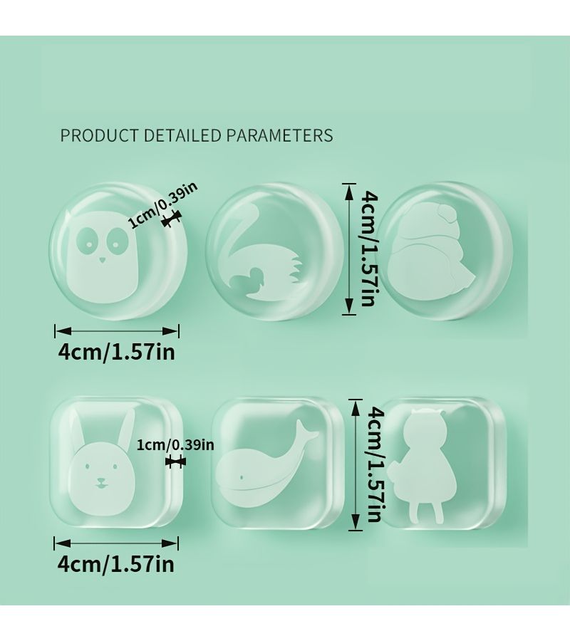 Panda Style Silicone Anti Collision Pad for Wall Door Handle Table Corner Protector - Image 2