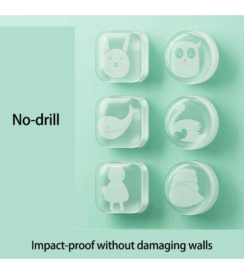 Panda Style Silicone Anti Collision Pad for Wall Door Handle Table Corner Protector - Image 3