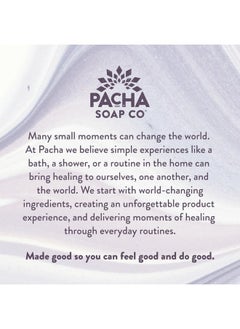 Pacha Soap Co Pacha Sand & Sea Bar Soap 5 Pack | Premium, Handcrafted, Hydrating | Natural Face Wash, Hand Cleanser, Body Wash | Soothing Essential Oils, 4 oz  - Image 5