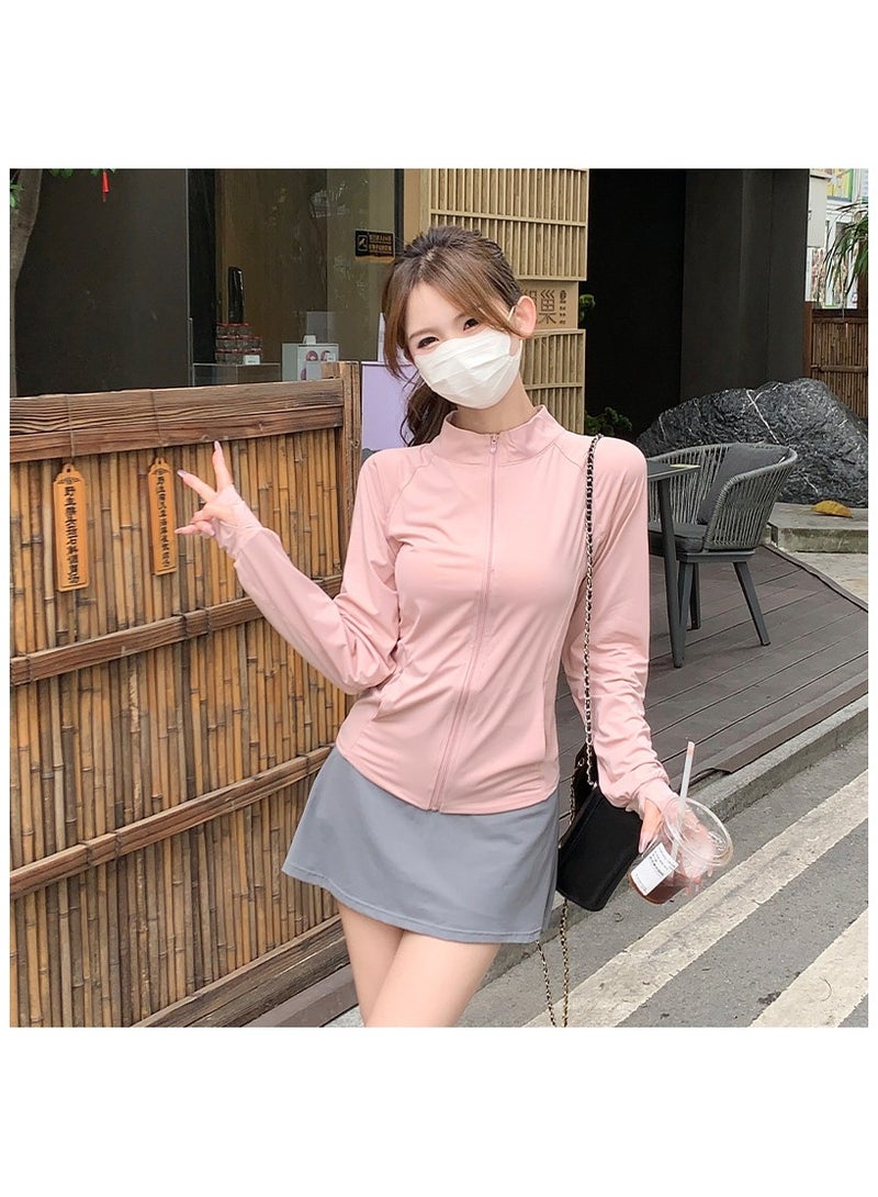 Fashionable And Minimalist Women's Sun Protection Clothing, UPF 50+ Long Sleeved Sun Protection Jacket  - Image 1