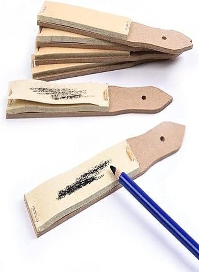 URBAN BOX 2pcs Sketch Sandpaper Pencil Pointer Sand Paper Sharpener Drawing Tools Sanders for Sharpening Pastel Sticks, 12 Sheets/Board - Image 3
