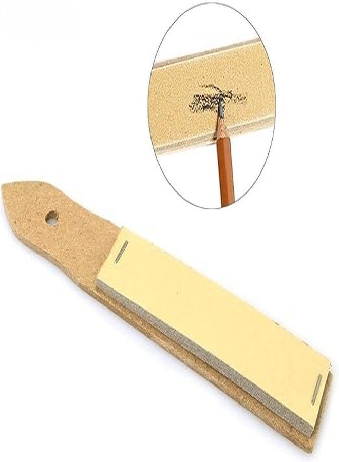 URBAN BOX 2pcs Sketch Sandpaper Pencil Pointer Sand Paper Sharpener Drawing Tools Sanders for Sharpening Pastel Sticks, 12 Sheets/Board - Image 5