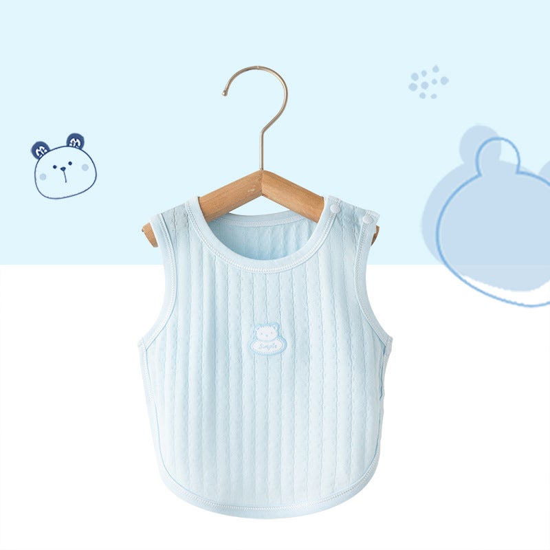 Baby bellyband حماية البطن حديث الولادة قطن نقي طفل بنت نصف ظهر سترة الصيف رقيقة مضادة للبرد السرة حماية البطن الرجال - Image 1