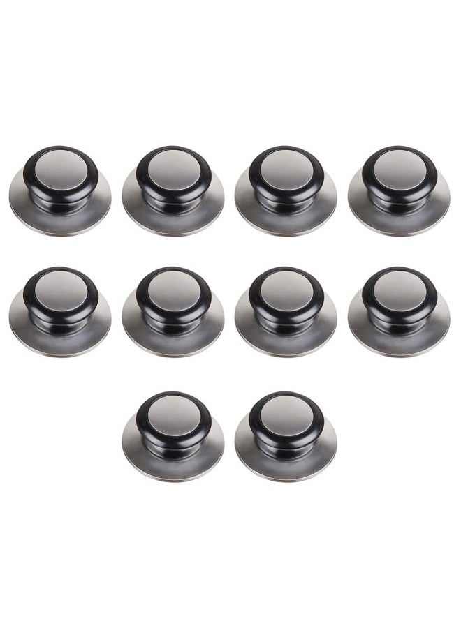 Pot Lid Knob, 10Pcs Stainless Steel Pot Lid Replacement Knob Pan Lid Cover Knob Handle for Cookware Lid and Oven  - Image 1