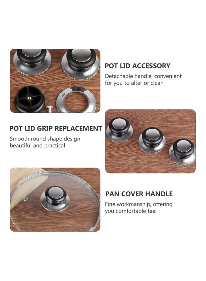 Pot Lid Knob, 10Pcs Stainless Steel Pot Lid Replacement Knob Pan Lid Cover Knob Handle for Cookware Lid and Oven  - Image 5