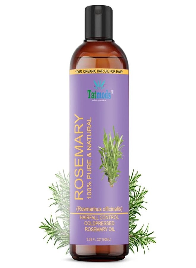 TATMODS Organics Rosemary Oil 100 ml For Hair Care No Sulphates Hair Oil - Image 2