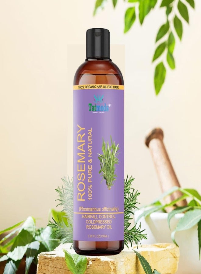 TATMODS Organics Rosemary Oil 100 ml For Hair Care No Sulphates Hair Oil - Image 3