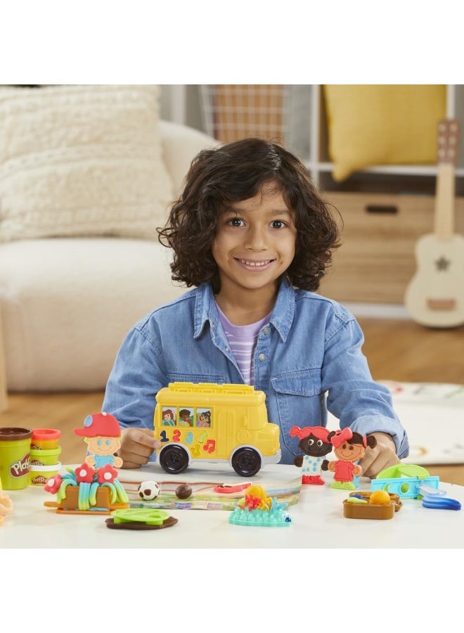 بلاي دوه مجموعة لعب مغامرات يوم المدرسة من بلاي دو مع سجادة لعب - ألعاب ما قبل المدرسة للأطفال - Image 2