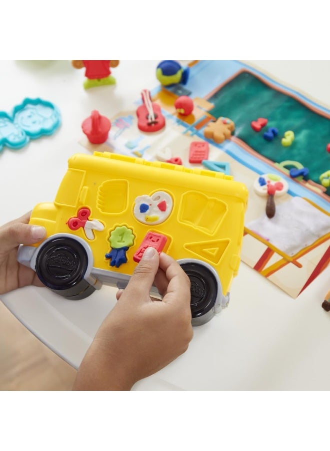 بلاي دوه مجموعة لعب مغامرات يوم المدرسة من بلاي دو مع سجادة لعب - ألعاب ما قبل المدرسة للأطفال - Image 5