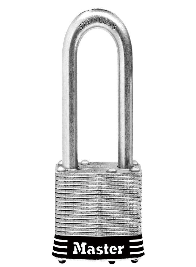 Master Lock 5SSKADLH Padlock, Keyed, Outdoor, Weatherproof, Rustproof, Width 2.0 inches (51 mm), Hanging Height Inner Diameter 2.0 inches (51 mm), Stainless Steel Security - Image 1