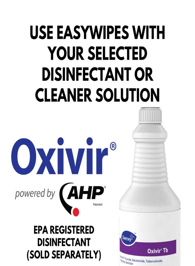 Diversey إعادة تعبئة مناديل ديفيرسي إيزي وايب القابلة للاستخدام مرة واحدة، 8.63 × 24.88، أبيض، 125/دلو، 6/كرتون - Image 3