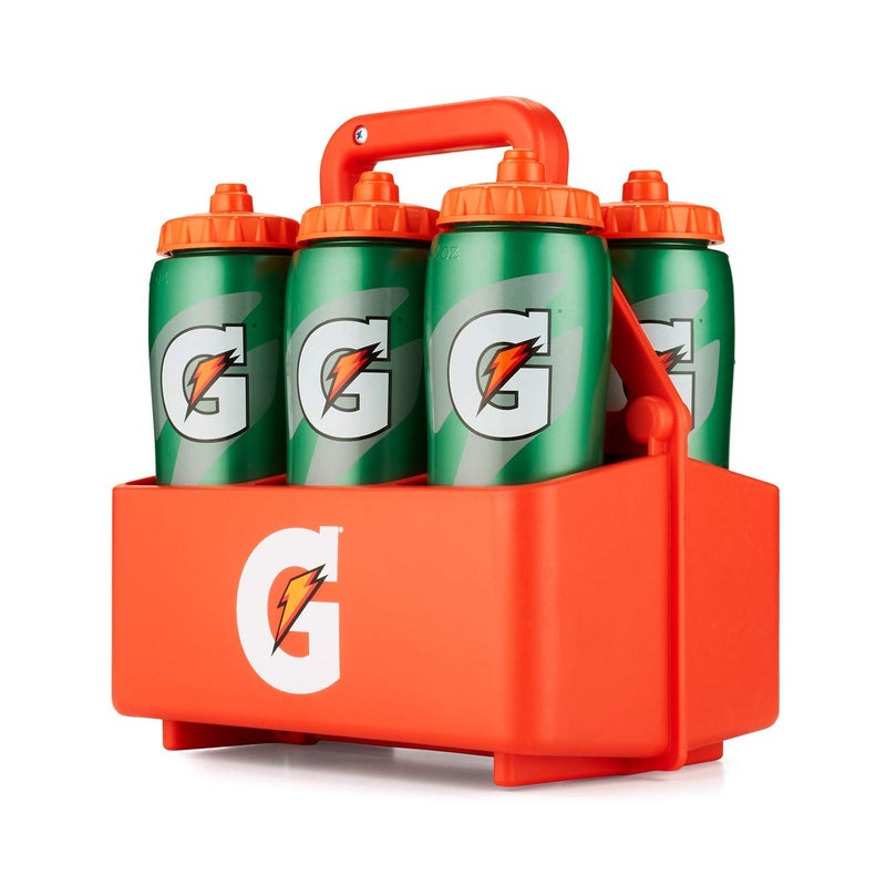 Gatorade 6-Pack Squeeze Bottle Carrier, Team Equipment, Orange - Image 4