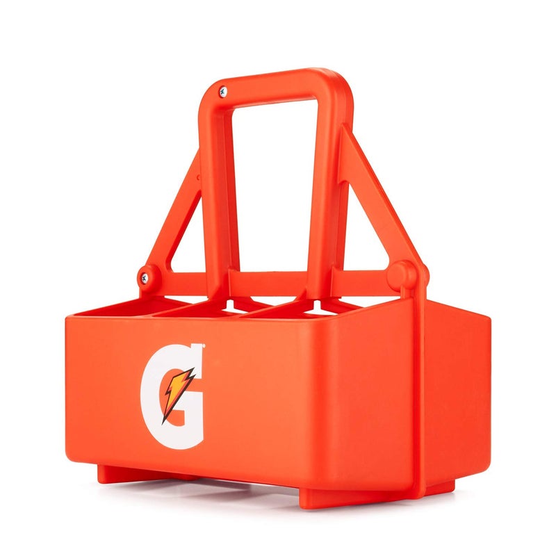 Gatorade 6-Pack Squeeze Bottle Carrier, Team Equipment, Orange - Image 1