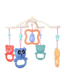 Generic Portable Baby Crib With Music And Lights, Crib Mobile Phone With Remote Control, Hanging Rotating Animal Rattles, 16 Songs And Timing Function, Cartoon Baby Toys For Girls Boys  - Image 2