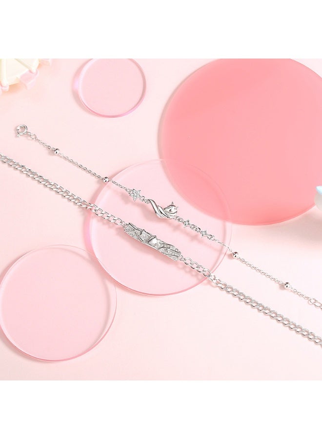 Starry Unicorn Couple Bracelets - Enchanting Matching Jewelry Set - Image 5